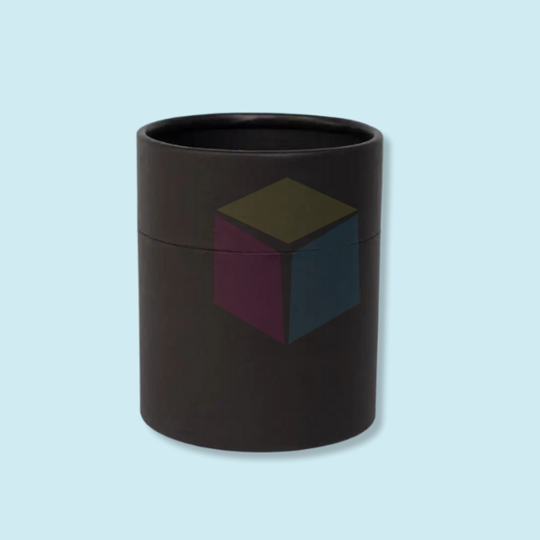 Black Paper Candle Tube